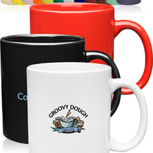 13 oz. Ceramic Campfire Coffee Mugs